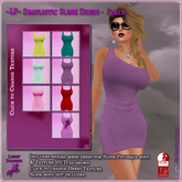 ~LP~ Simplistic Dress (Boxed) Texture Scripted Plain for Slink Physique Body