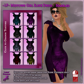 ~LP~ Midtown Girl Dress (Boxed) Texture Scripted Marbled  for Slink Physique Body