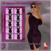 ~LP~ Midtown Girl Dress (Boxed) Texture Scripted Leopard