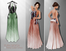 [FLRN] Neely Gown Dress Green