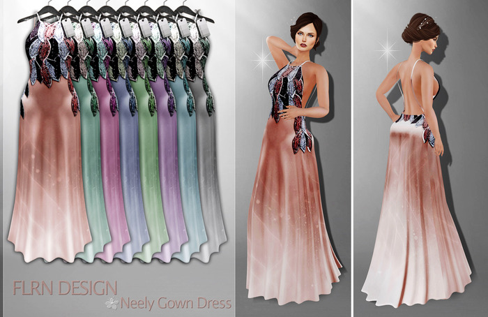 [FLRN] Neely Gown Dress Fatpack