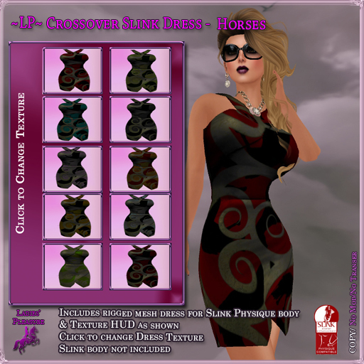 ~LP~ Crossover Dress (Boxed) Texture Scripted Horse