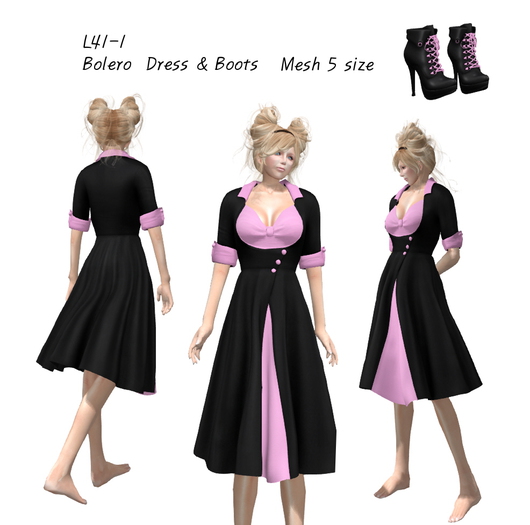 041- Bolero  Dress & Boots Box