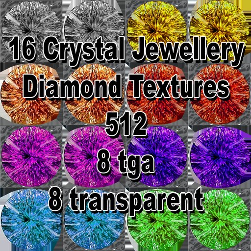 * GuTi 16 crystal jewellery textures