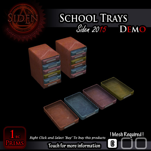 (Demo) School Trays (Box)