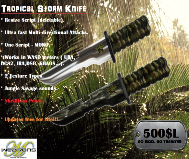 [MODE WEAPONS]Tropical Storm Knife v1.0 (BOX)