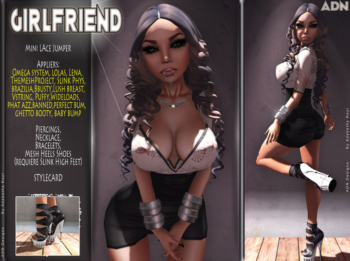 [ADN] GIRLFRIEND (Appliers Included) (Wear to Unpack )*