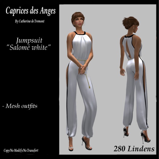 *CdT*  Jumpsuit "Salome white"