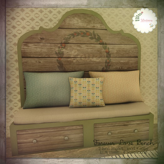 *windsong. ; forever love bench