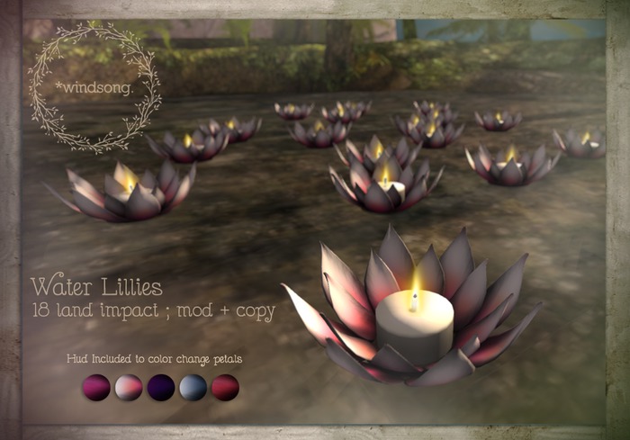 *windsong. { water lillies }  { oneword : fairytale }