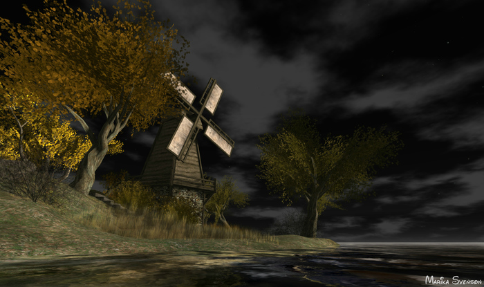 Frisland Series: Frisland Windmill at Night