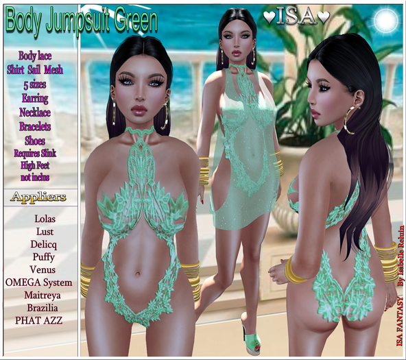 Body Jumpsuit Green