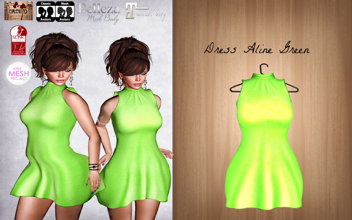 Dress Aline Green