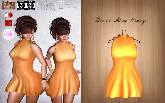 Dress Aline Orange