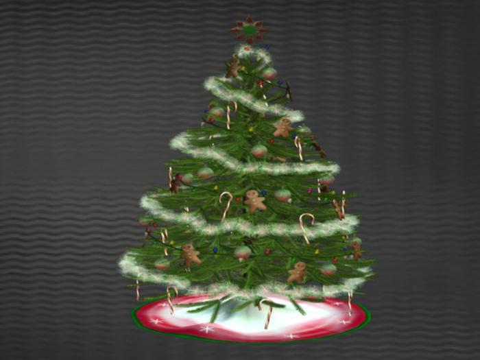 Candy Cane & Ginger Xmas Tree