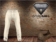 .:[VS]:. Vulk Store - White Basic Sweat Pants BOX