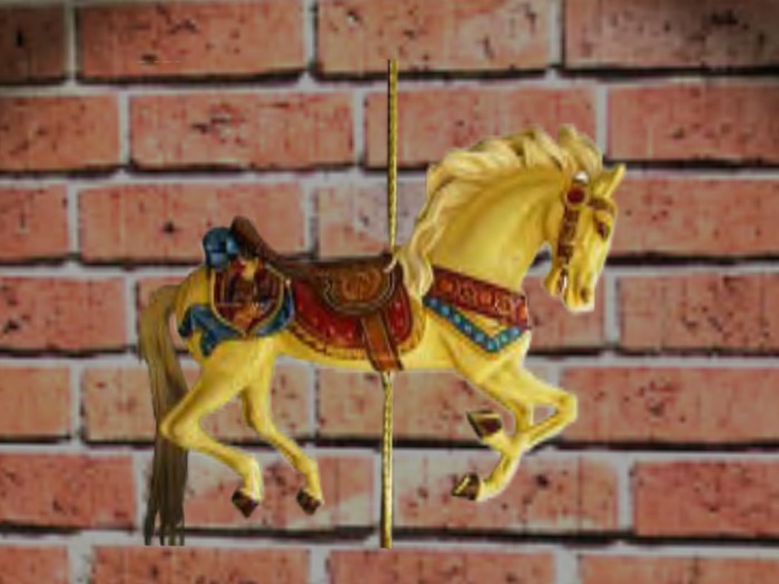 Carousel Golden Horse