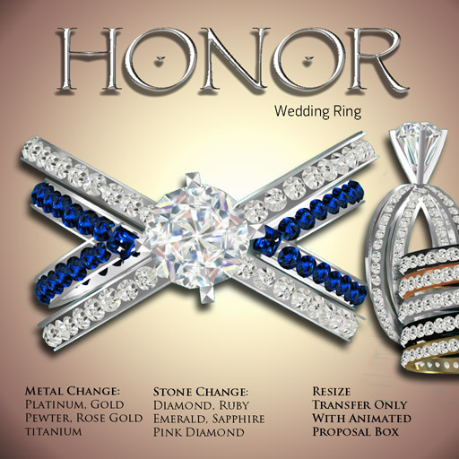 Exquisite Honor Engagement Ring