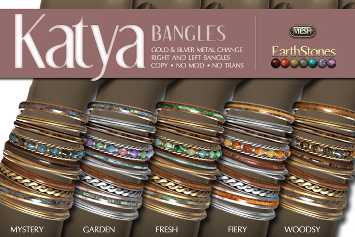 EarthStones Katya Bangles - Fatpack (wear)