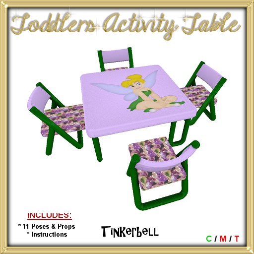 Toddlers Activity Table - Lil Fairy2