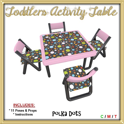Toddlers Activity Table - Bacon