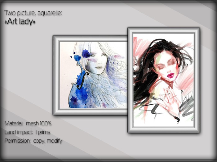 Two picture - Art Lady
