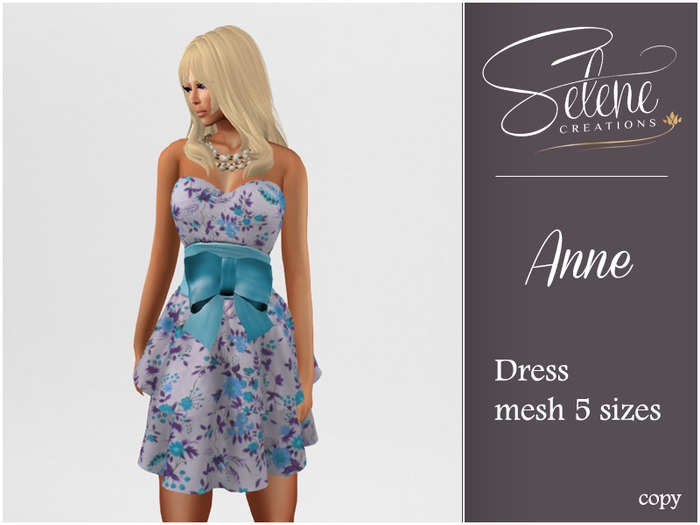 [Selene Creations] Anne Flowers Blue
