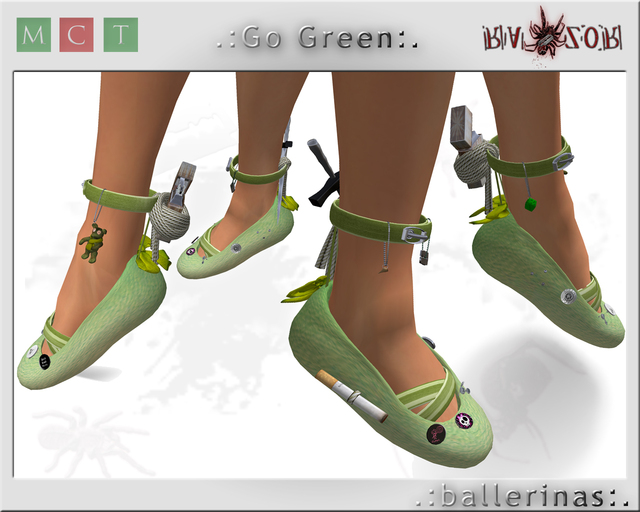 ^,-,~ Ballerinas Go Green - RAZOR