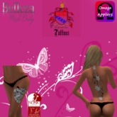 Naughty Fairy with Spinal Flowers Tattoo Box