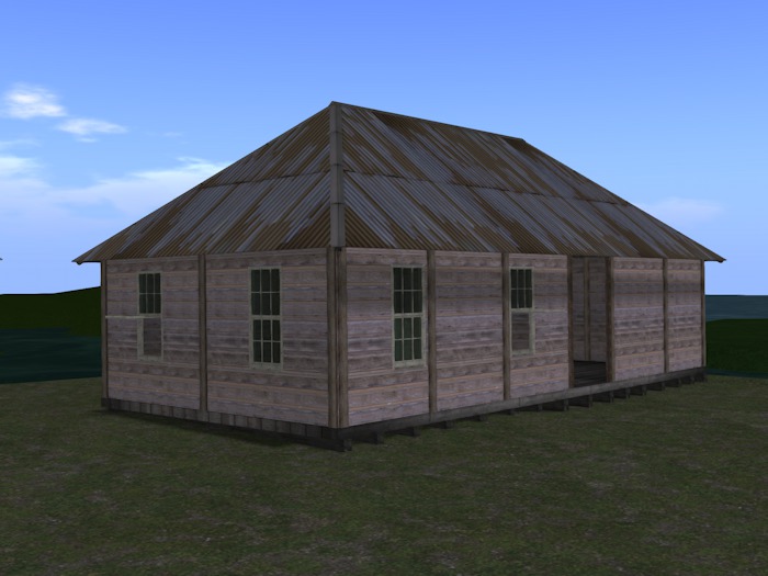 10 Prim/LI Solid mesh Shabby Storage Shed with movable windows - an SL Classic Upgraded! Chin Rey's EC Shack 03