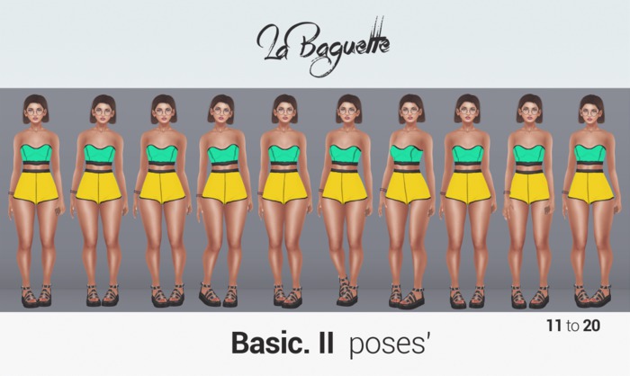 [La Baguette] Basic. II poses