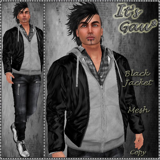 *It's Gau* Black Jacket