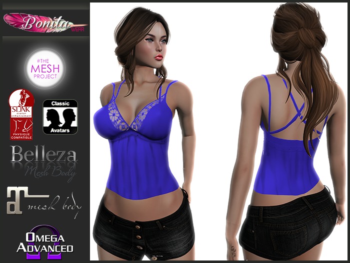 Bonita - Nice Top Blue