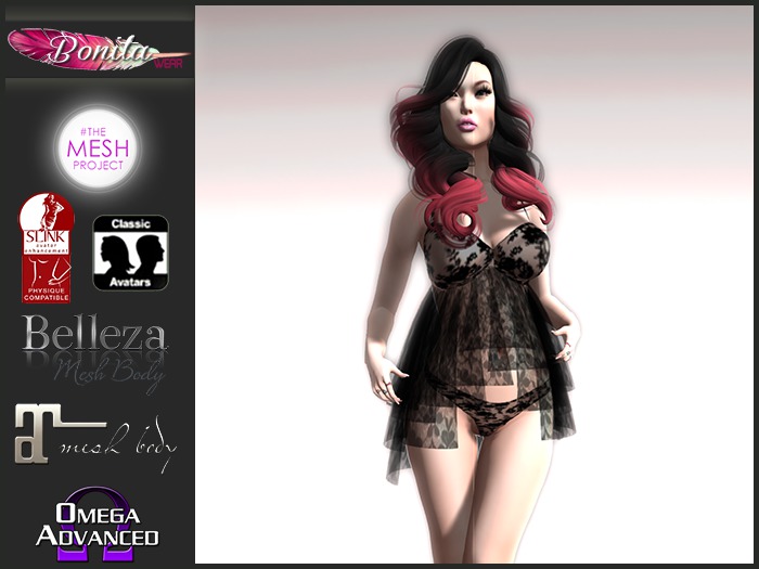 Bonita - Simply Wow Baby Doll Black