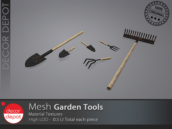 [DD] - FULL PERM  Herramientas de Jardin