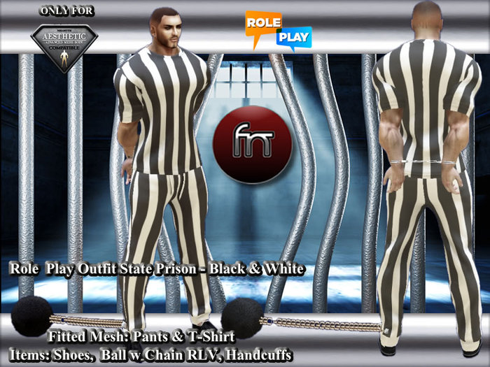 [FN] Aesthetic Prison Black & Withe  - Suit Bag