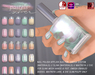 Slink nails pastelssilver
