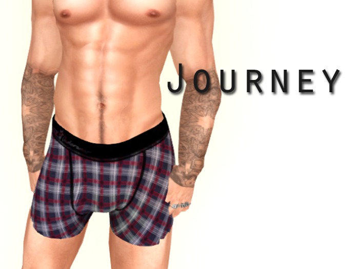 Journey :: Mesh Boxers  - Plaid 05