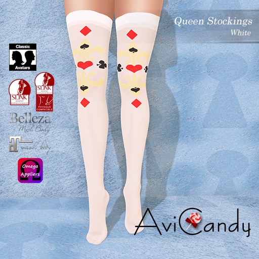 :AC: Queen Stockings[White]