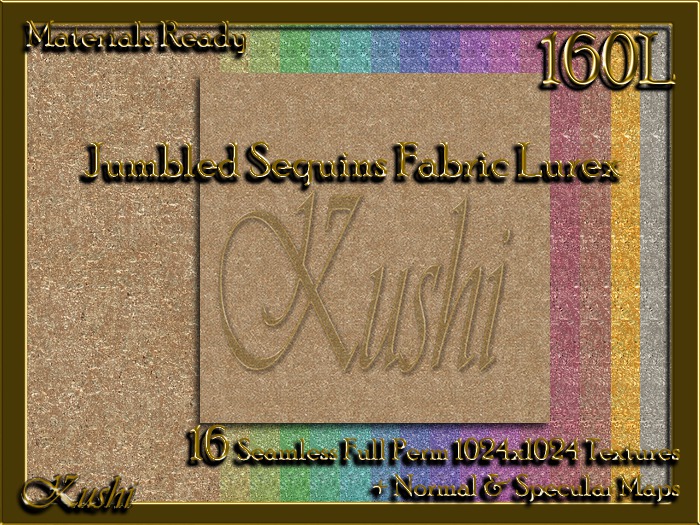 Jumbled Sequins Lurex Metallic Fabric Seamless Textures Materials Ready Full Perms 1024x1024