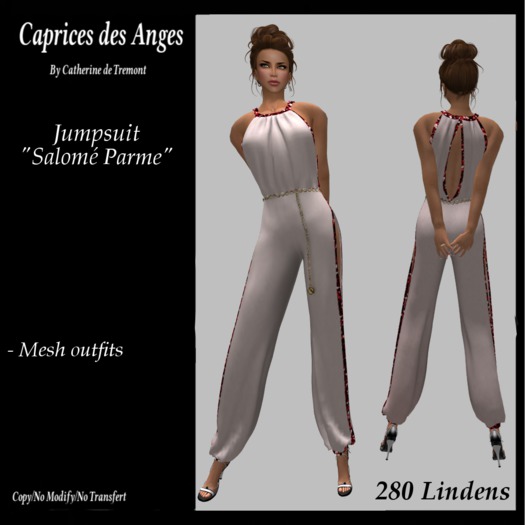 *CdT*  Jumpsuit "Salome Parme"