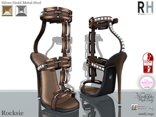 !Rebel Hope - Rocksie Mesh Heels Brown
