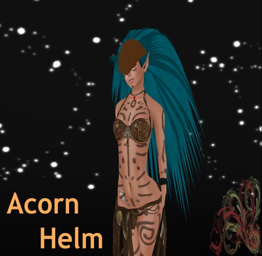 ~WD~ Acorn Helm- Blue Jay