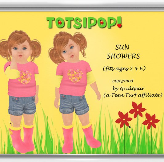 TOTSIPOP! Sun Shower Set for Toddlers