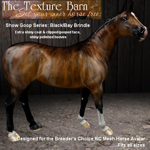 BC - Show Goop Series: Black Bay Brindle Texture Pack