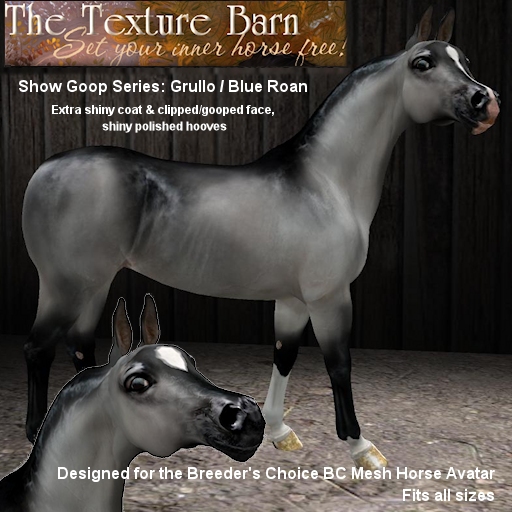 BC - Show Goop Series: Showy Grullo Texture Pack