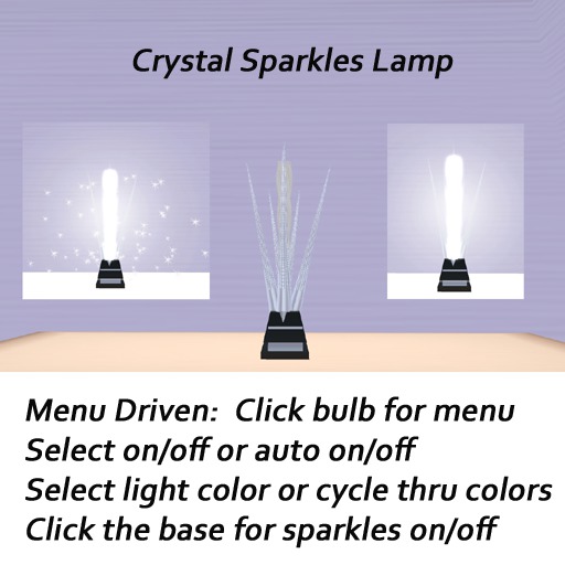 Crystal Sparkles Lamp