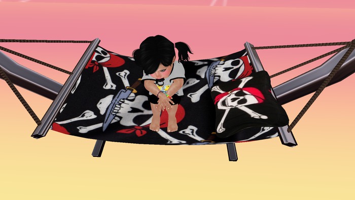 Shawty hammock Pirate  (TD baby size)