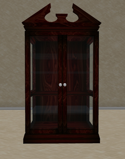 Empire Style China Cabinet (Partial Mesh)