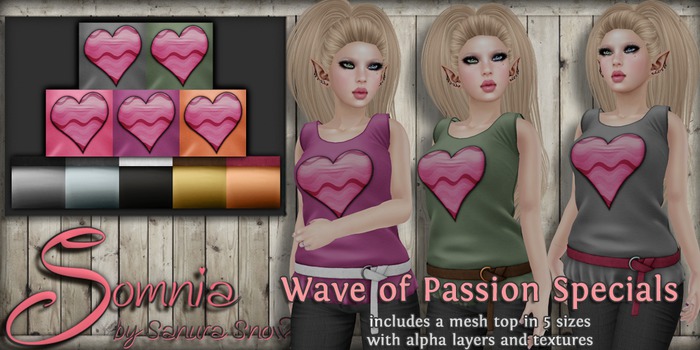 .: Somnia :. Wave of Passion Specials {Crated}
